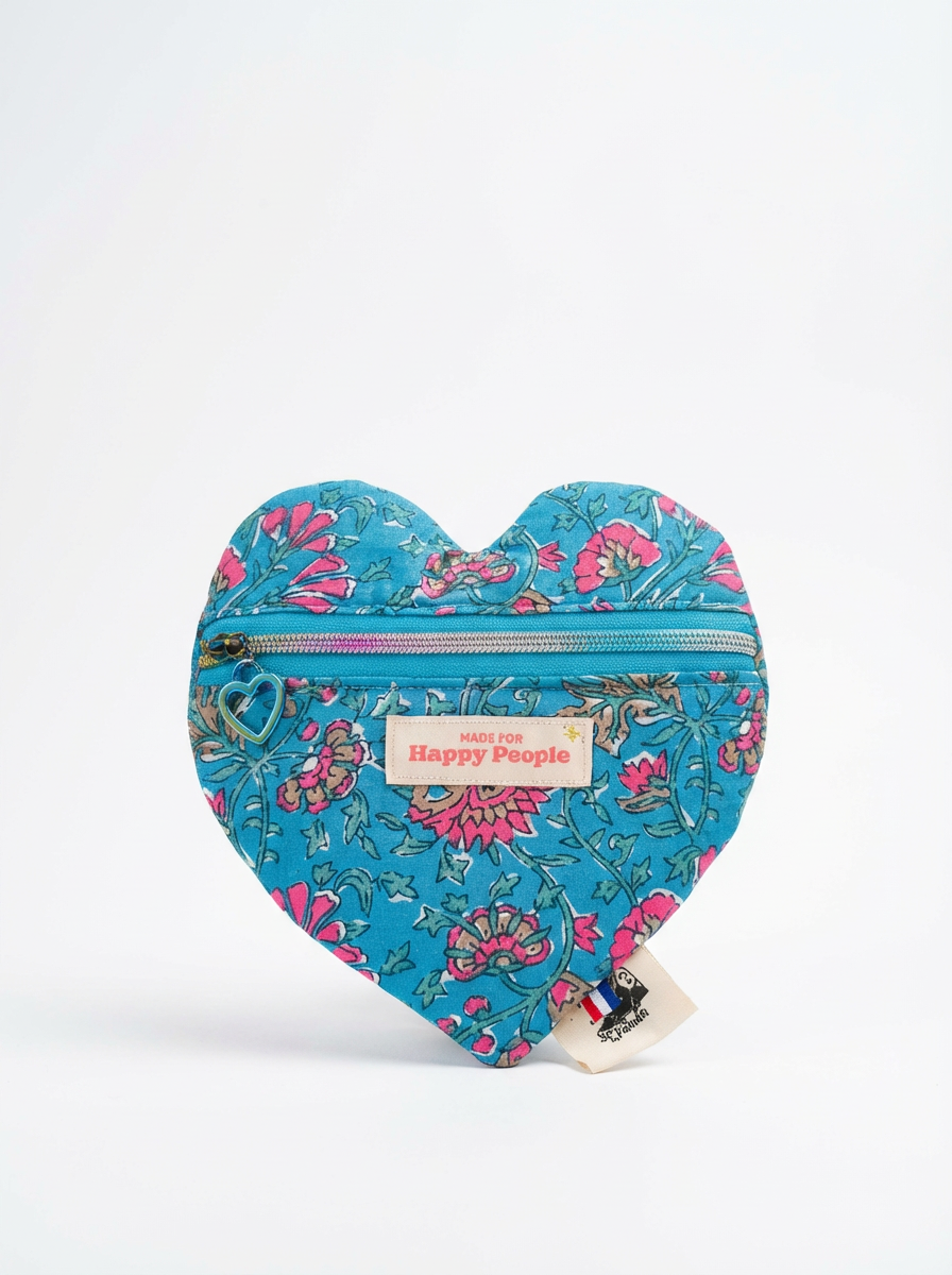 Pochette Cœur molletonnée