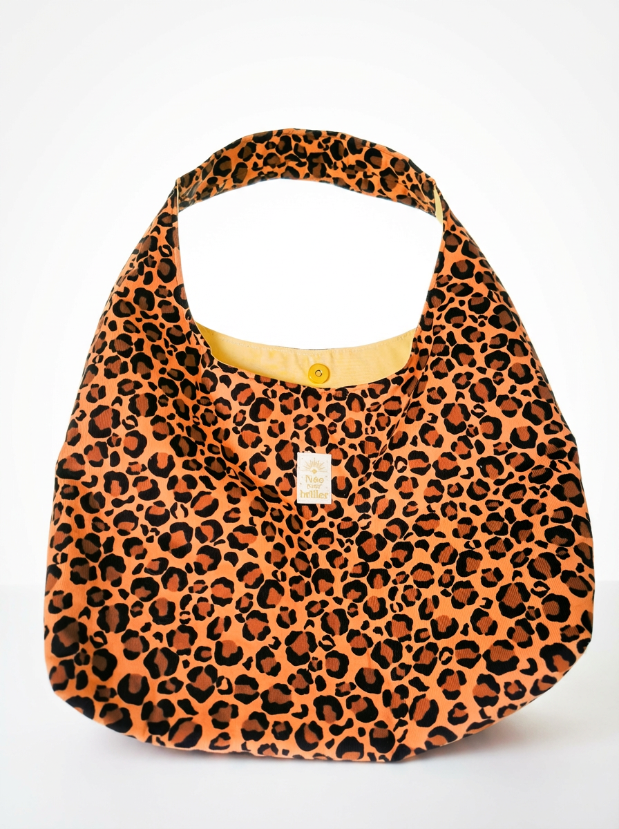 Hobo Bag en velours côtelé