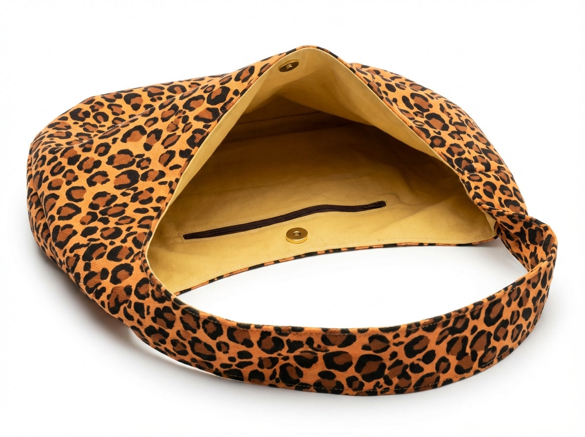 Hobo Bag en velours côtelé