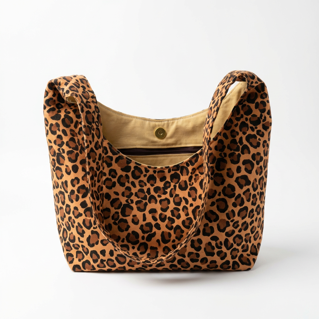 Hobo Bag en velours côtelé