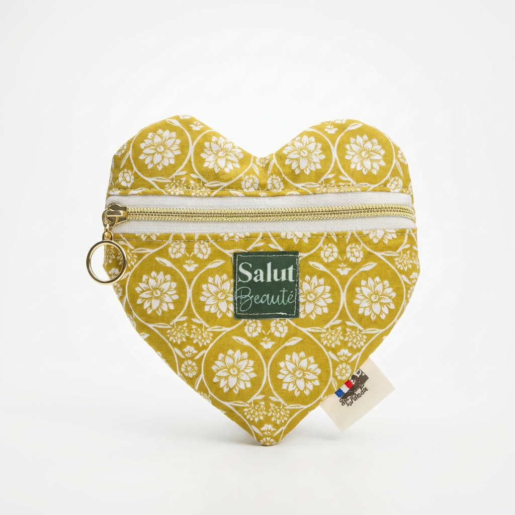 Pochette Cœur molletonnée