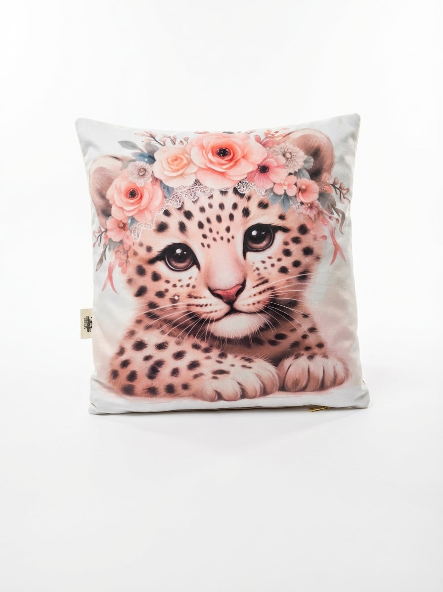 Coussin déhoussable enfant — velours & minky