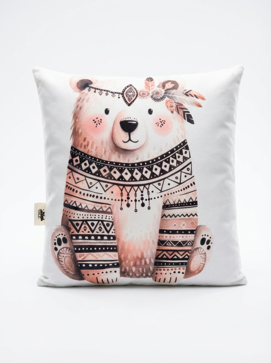 Coussin déhoussable enfant — velours & minky