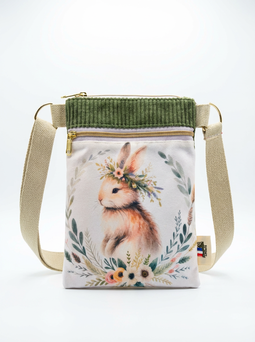 Sacoche enfant animaux — Cousue main en Bretagne