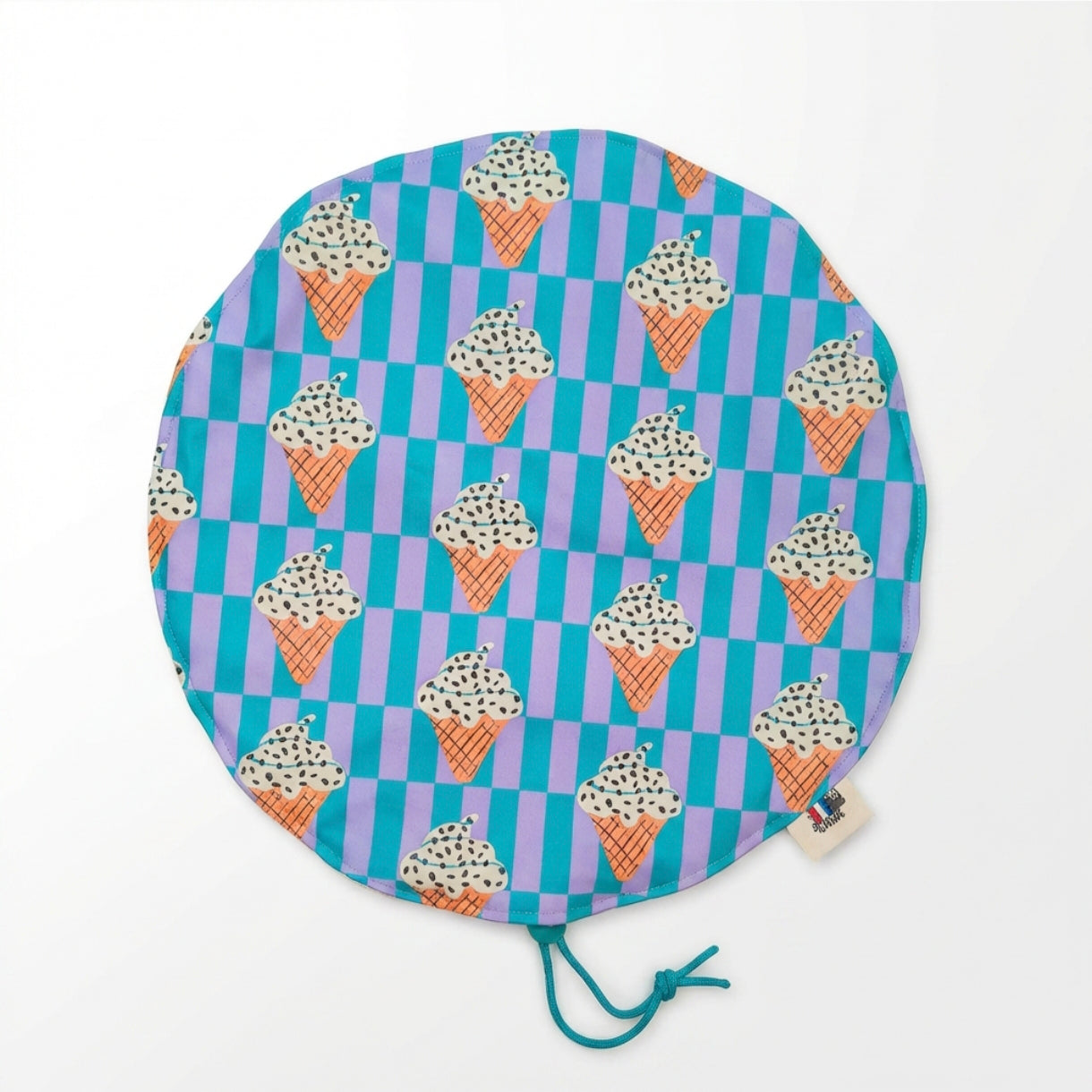 Tapis Pieds au Sec femme – Sortie de Piscine Fait main